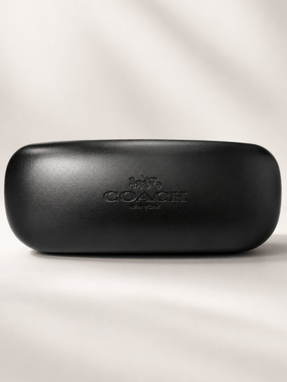 Coach New York Black Hard Eyeglasses Sunglasses Case Classic Minimalist
